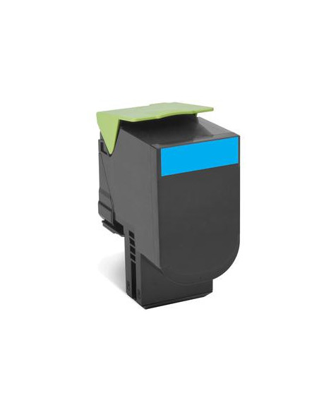 Lexmark 80C2HCE cartucho de tóner 1 pieza(s) Original Cian