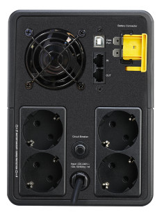 APC BX2200MI-GR sistema de alimentación ininterrumpida (UPS) Línea interactiva 2,2 kVA 1200 W 4 salidas AC 2