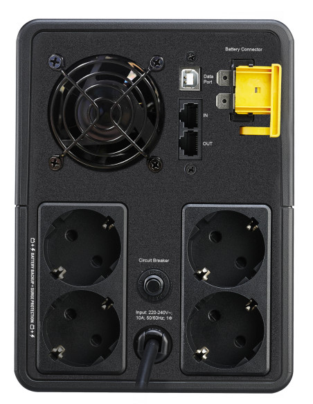 APC BX2200MI-GR sistema de alimentación ininterrumpida (UPS) Línea interactiva 2,2 kVA 1200 W 4 salidas AC