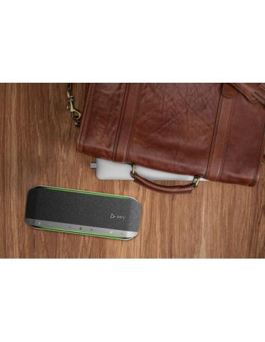 HP Poly Altavoz manos libres USB-A y USB-C con certificación para Microsoft Teams Poly Sync 40+ y adaptador USB-A BT700