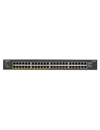 NETGEAR GS348PP No administrado Gigabit Ethernet (10 100 1000) Energía sobre Ethernet (PoE) Negro