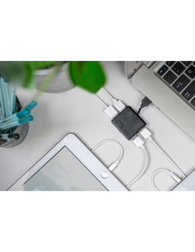 Digitus Hub de 4 puertos USB 2.0 de Alta Velocidad ®