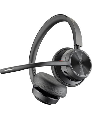 HP Poly Auriculares Poly Voyager 4320 USB-C con certificación para Microsoft Teams + llave BT700