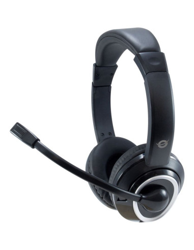 Conceptronic POLONA02B auricular y casco Auriculares Alámbrico Diadema Juego Negro