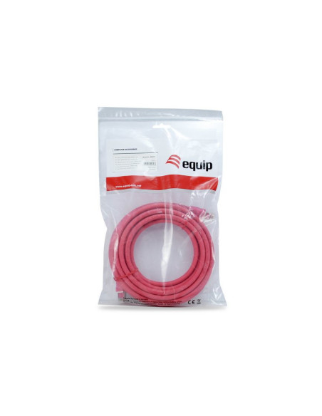 Equip 608027 cable de red Rojo 0,5 m Cat8.1 S FTP (S-STP)