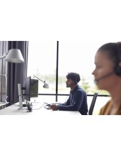 HP Poly Auriculares binaurales Poly EncorePro 320 con desconexión rápida TAA