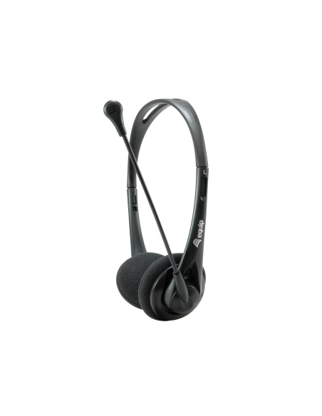 Equip Chat Headset Auriculares Alámbrico Diadema Llamadas Música Negro