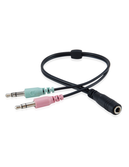 Equip Chat Headset Auriculares Alámbrico Diadema Llamadas Música Negro