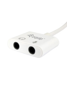 Equip Adaptador de USB-C a audio, color blanco 2