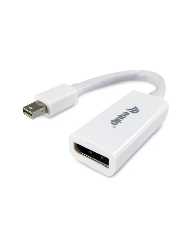 Equip Adaptador de Mini DisplayPort a DisplayPort, color blanco
