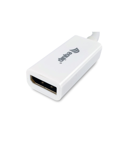 Equip Adaptador de Mini DisplayPort a DisplayPort, color blanco