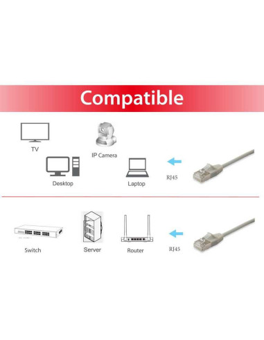 Equip 606112 cable de red Beige 0,25 m Cat6a F FTP (FFTP)