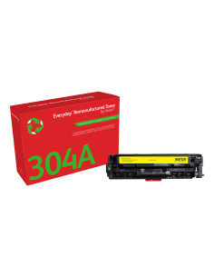 Tóner Everyday™ Amarillo remanufacturado de Xerox es compatible con HP 304A (CC532A), Capacidad estándar