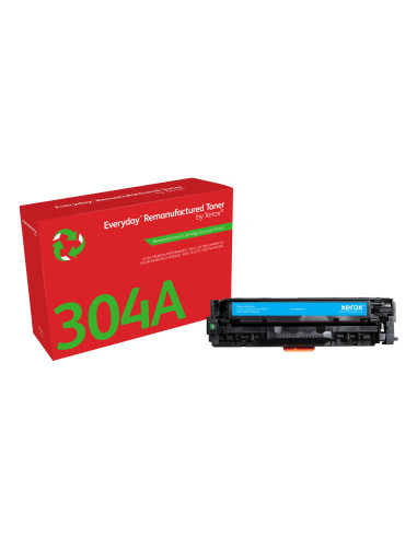 Tóner Everyday™ Cian remanufacturado de Xerox es compatible con HP 304A (CC531A), Capacidad estándar