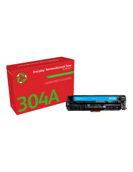 Tóner Everyday™ Cian remanufacturado de Xerox es compatible con HP 304A (CC531A), Capacidad estándar