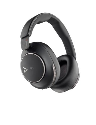 HP Poly Auriculares Poly Voyager Surround 80 UC con certificación Microsoft Teams USB-C + Adaptador USB-C/A