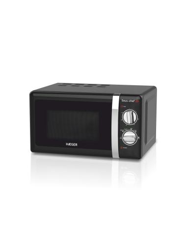 Haeger MW-70B.007A microondas Encimera Solo microondas 20 L 1150 W Negro