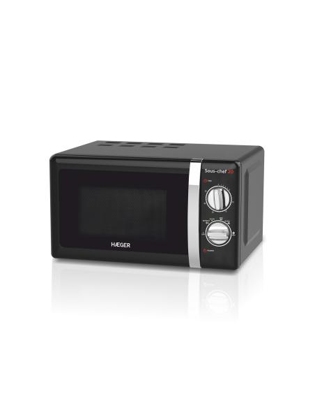 Haeger MW-70B.007A microondas Encimera Solo microondas 20 L 1150 W Negro