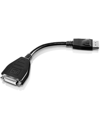 Lenovo 45J7915 adaptador de cable de vídeo 0,2 m DVI-D DisplayPort Negro