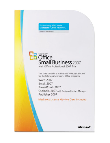 HP Microsoft Office Small Business 2007 Activation License - Media-less License 1 licencia(s)