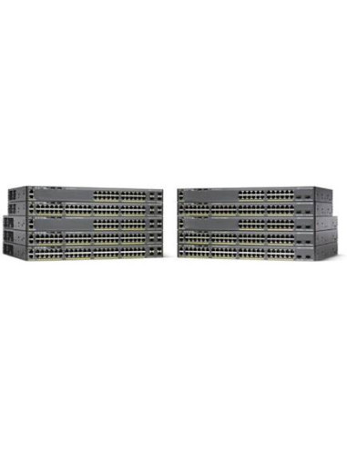 Cisco Catalyst WS-C2960X-24TS-LL switch Gestionado L2 L3 Gigabit Ethernet (10 100 1000) Negro
