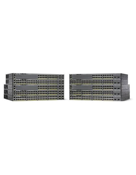 Cisco Catalyst WS-C2960X-24TS-LL switch Gestionado L2 L3 Gigabit Ethernet (10 100 1000) Negro