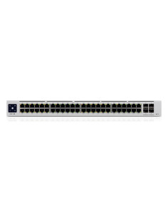Ubiquiti UniFi Pro 48-Port PoE Gestionado L2 L3 Gigabit Ethernet (10 100 1000) Energía sobre Ethernet (PoE) 1U Plata