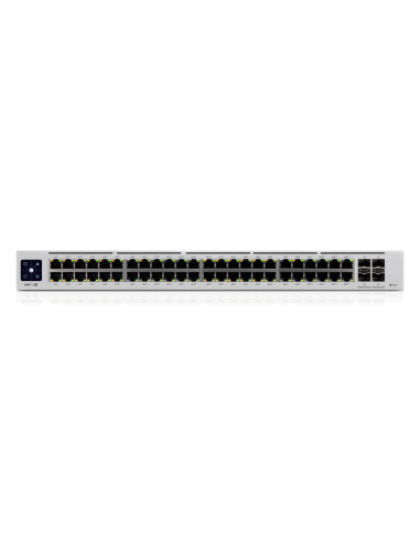 Ubiquiti UniFi Pro 48-Port PoE Gestionado L2 L3 Gigabit Ethernet (10 100 1000) Energía sobre Ethernet (PoE) 1U Plata