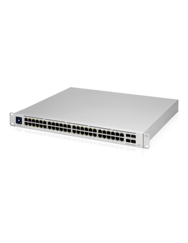 Ubiquiti UniFi Pro 48-Port PoE Gestionado L2 L3 Gigabit Ethernet (10 100 1000) Energía sobre Ethernet (PoE) 1U Plata