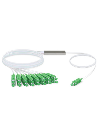 Ubiquiti UF-SPLITTER-16 Cable de fibra óptica e InfiniBand 4,06 m SC 16x SC Blanco