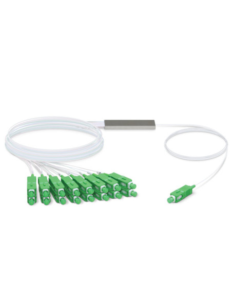 Ubiquiti UF-SPLITTER-16 Cable de fibra óptica e InfiniBand 4,06 m SC 16x SC Blanco
