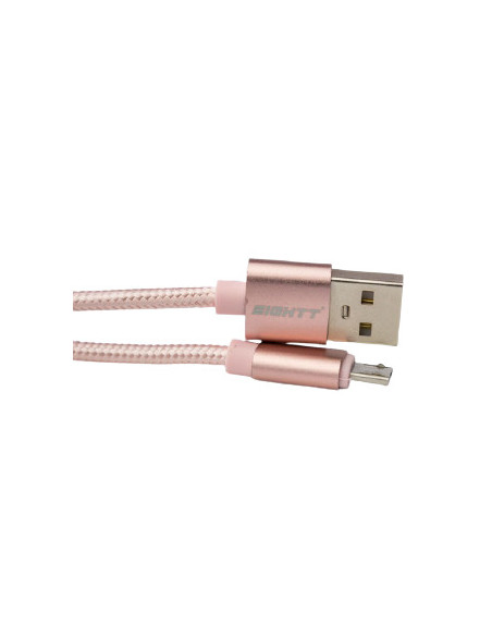 Eightt ECM-1P cable USB USB 2.0 1 m USB A Micro-USB B Rosa