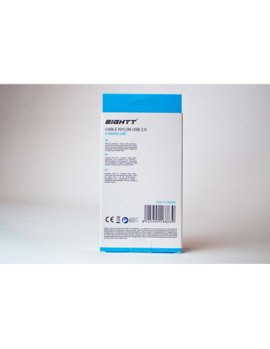 Eightt ECM-1P cable USB USB 2.0 1 m USB A Micro-USB B Rosa