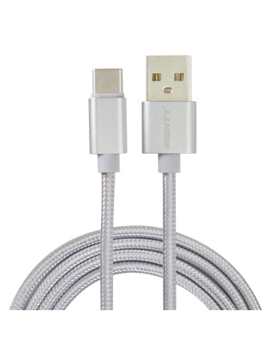 Eightt ECT-4S cable USB USB 2.0 1 m USB C USB A Plata