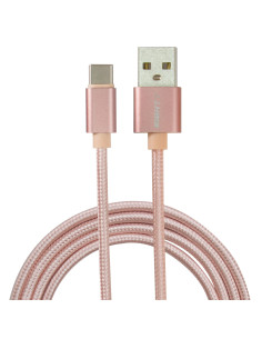 Eightt ECT-4P cable USB USB 2.0 1 m USB C USB A Rosa