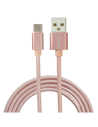 Eightt ECT-4P cable USB USB 2.0 1 m USB C USB A Rosa