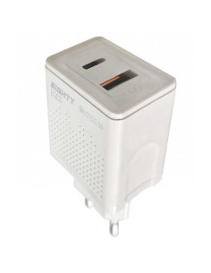 Eightt EQC3 cargador de dispositivo móvil Universal Blanco Corriente alterna Carga rápida Interior