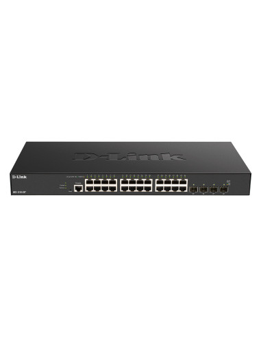 D-Link DXS-1210-28T switch Gestionado L2 L3 10G Ethernet (100 1000 10000) 1U Negro