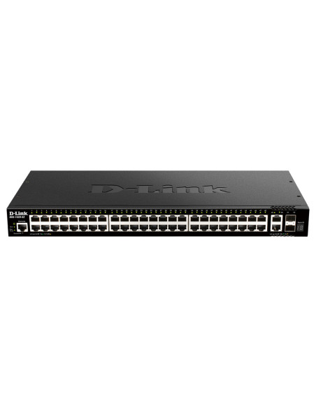 D-Link DGS-1520-52 switch Gestionado L3 10G Ethernet (100 1000 10000) 1U Negro