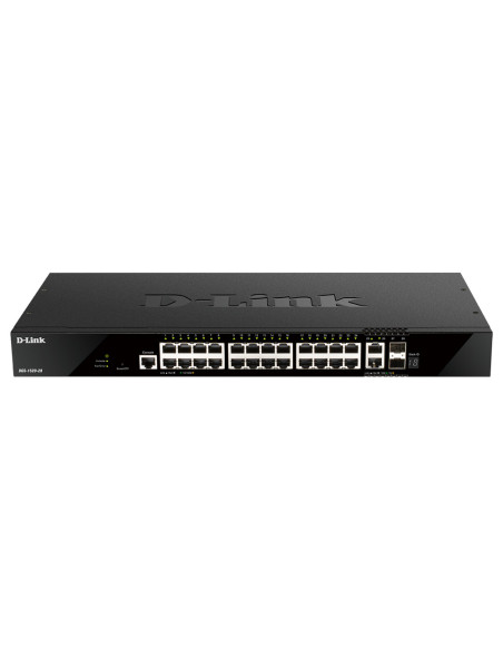 D-Link DGS-1520-28 switch Gestionado L3 10G Ethernet (100 1000 10000) 1U Negro