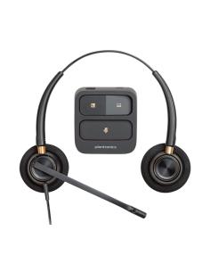 HP Poly Auriculares binaurales Poly EncorePro 520 con desconexión rápida