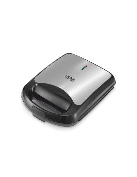 Haeger SM-15G.009A sandwichera 1500 W Negro, Acero