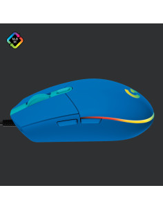 Logitech G 910-005798 ratón Juego USB tipo A 8000 DPI 2