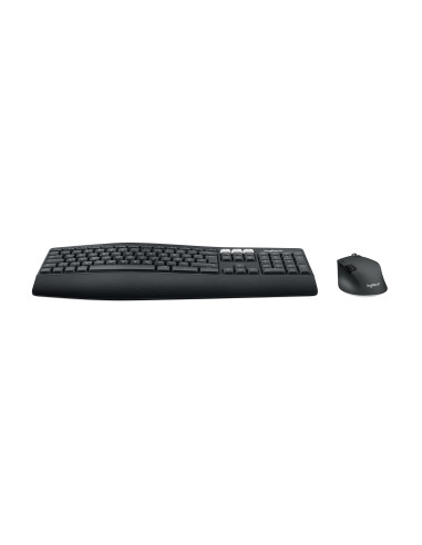 Logitech 920-008221 teclado Ratón incluido Universal RF Wireless + Bluetooth QWERTZ Alemán Negro