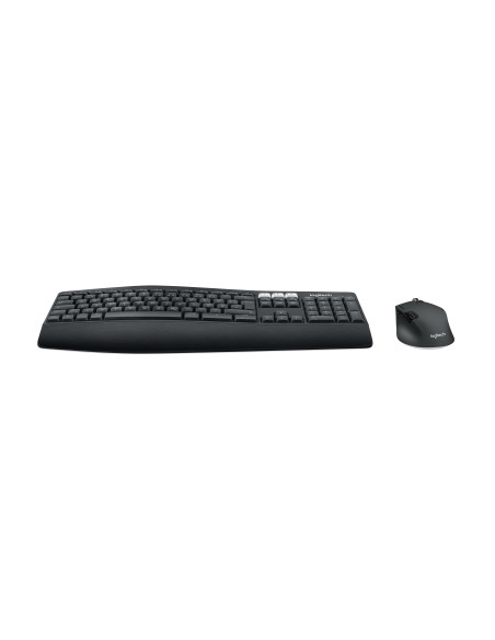 Logitech 920-008221 teclado Ratón incluido Universal RF Wireless + Bluetooth QWERTZ Alemán Negro