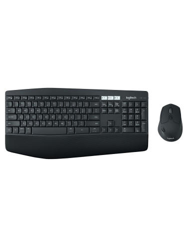 Logitech 920-008221 teclado Ratón incluido Universal RF Wireless + Bluetooth QWERTZ Alemán Negro