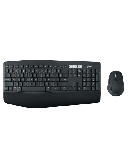 Logitech 920-008221 teclado Ratón incluido Universal RF Wireless + Bluetooth QWERTZ Alemán Negro
