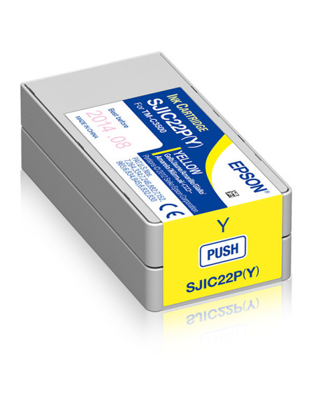 Epson SJIC22P(Y)  Ink cartridge for ColorWorks C3500 (yellow)