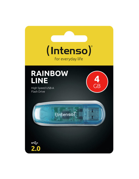 Intenso Rainbow Line unidad flash USB 4 GB USB tipo A 2.0 Azul
