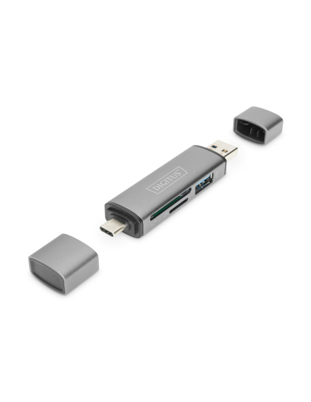 Digitus Dual Card Reader Hub USB-C™   USB 3.0, OTG